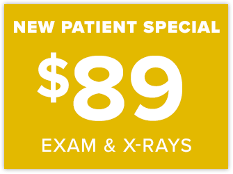 New Patient Special - $89 Exam & X-rays