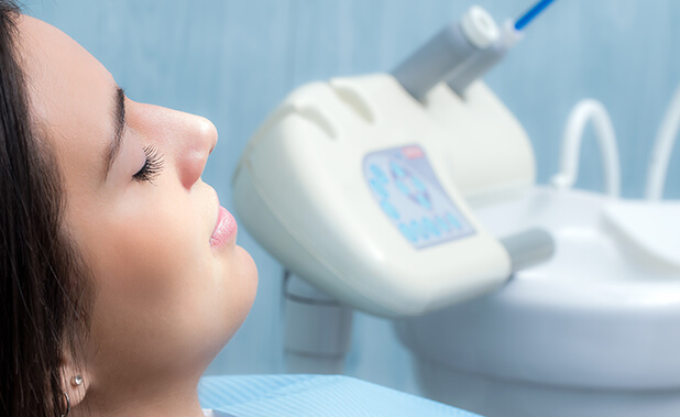 sedated dental patient