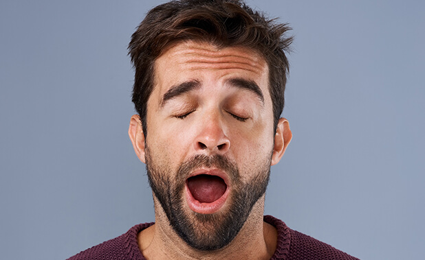 yawning man