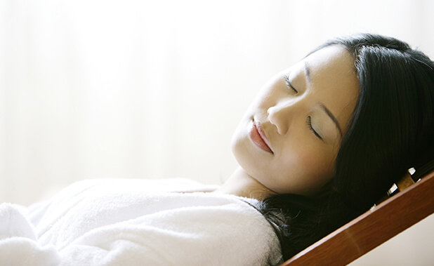 sleeping woman